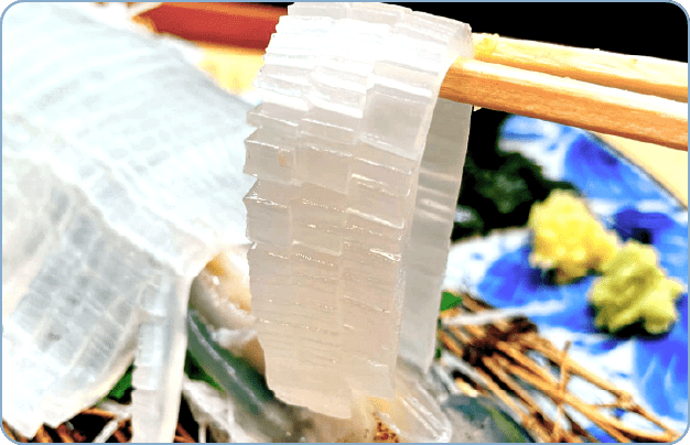 新鮮で美味しいイカの味